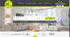 Desktop Screenshot of livinmobiliaria.com